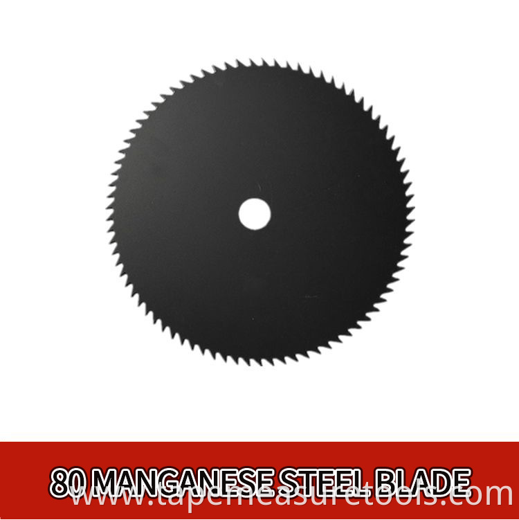 Lawn mower blade universal flat white steel alloy manganese steel circular saw blade lawn mower weeding brush cutter